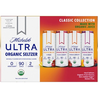 Michelob Ultra Pure Seltzer Variety Pack #2 - 12pk/12 Fl Oz Cans : Target