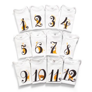 JumpOff Jo Giraffe Seize The Moment Baby Milestone Bodysuits - 1 of 4