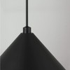 Capital Lighting Alden 1 - Light Pendant in  Matte Black - 3 of 4