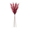 Burgundy Plume Bundle (Set Of 6) 32 Inch Height Crimson Plastic and Polyester Fall Stems for Seasonal Decor by Melrose - 2 of 3