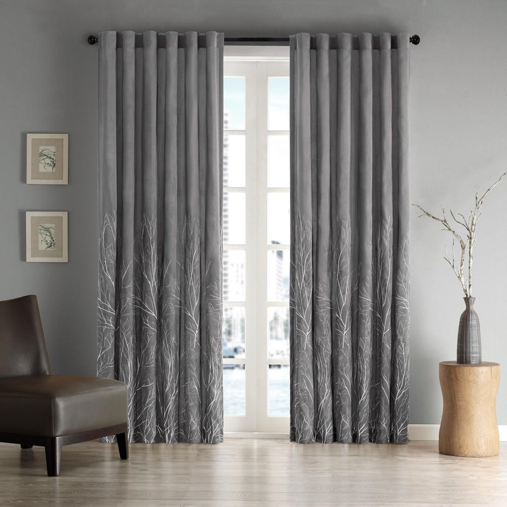 UPC 675716662004 product image for Aden Curtain Panel Charcoal (50x95