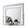 Royal Hampton Dresser Mirror with LED Lights, 47 Inch White Solid Wood Frame - 3 of 4