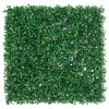 vidaXL Artificial Shrub Leaf FenceÂ 24 pcs Green 19.7"x19.7" - 2 of 4