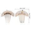 Unique Bargains Women's Peacock Style Hair Insert Comb 1 Pc - 2 of 3