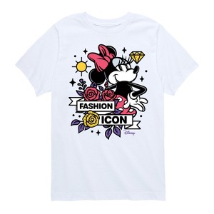 Boys' - Disney - Minnie Mouse is a Fashion Icon Short Sleeve Graphic T-Shirt - 1 of 4