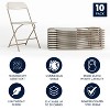 Alamont 10pk Plastic Folding Chairs - 3 of 4