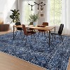 Coucheta Washable Runner Rug Non-Slip, Stain Resistant Soft Kitchen Bath Mat, Indoor Carpet for Hallway Bedroom Entryway, Multi-Color & Size - 2 of 4