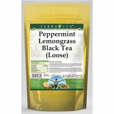 TerraVita Peppermint Lemongrass Black Tea (Loose) (4 oz, ZIN: 533336, 1-Pack)