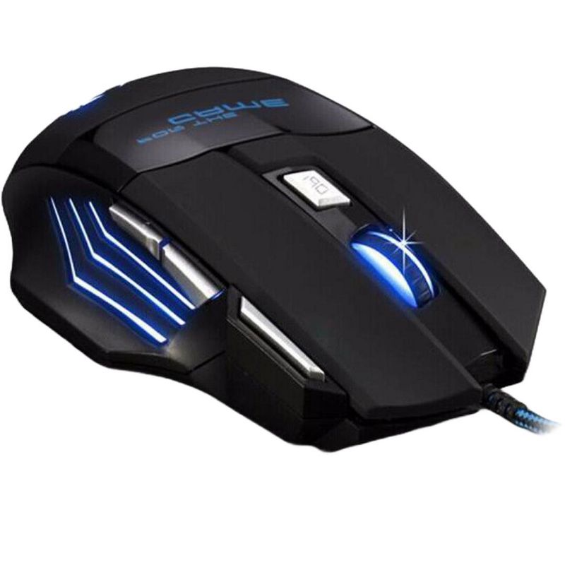 SANOXY 7 Button USB Wired LED Gaming Mouse with Breathing Fire Button and 3200 DPI for Laptop PC, 3 of 5
