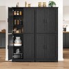 70" Tall Pantry Cabinet, Kitchen Pantry Storage Cabinets with 2 Door and 3 Adjustable Shelves - 4 of 4