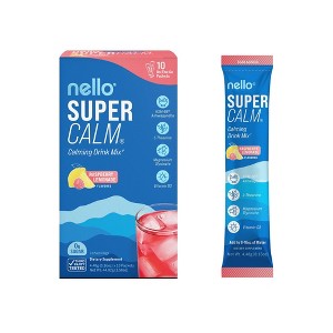 Nello Supercalm Calming Drink Mix Supplement Powder - Raspberry