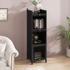 NicBex Modern 3/4-Tier Bathroom Storage Cabinet,Freestanding Cabinet with 3/4 Cubbies,Storage Cabinet for bathroom,Living Room,Bedroom&Kitchen - 2 of 4