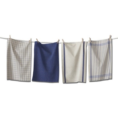 tagltd Prairie Woven Flour Sack 4th Of July Cotton Dishtowel Set Of 4