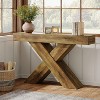 Hommoo Unique Design Console Table Brown - 3 of 4