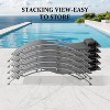 Okak 2PCS/3PCS Outdoor Chaise Lounge Chairs with Adjustable Backrest,Poolside Patio Loungers for Beach,Garden,Backyard - 4 of 4