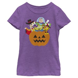 Girl's Toy Story Halloween Toy Treats T-Shirt - 1 of 4