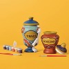 2ct Halloween Craft Ceramic Apothecary Jars Painting Kit - Mondo Llama™ - 2 of 4