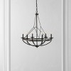 Fraser 6 Light 26" Chandelier - CHA4049 - Silver/Black - Safavieh - 3 of 4