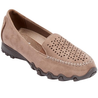 Comfortview Women's The Pax Slip On Flat (Wide Widths Available)