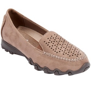 Comfortview Women's The Pax Slip On Flat (Wide Widths Available) - 1 of 4