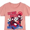 Girls' - Marvel - Spider-Man And His Amazing Friends Techno Racer Morales Fitted Short Sleeve Graphic T-Shirt - 2 of 4