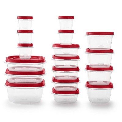 Performance 2-Piece Glass Vented Food Storage Containers, 34-Ounce Set