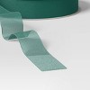 18' Christmas Fabric Ribbon Green Sheer - Wondershop™ - 3 of 3