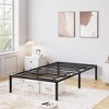 6 Inch Twin Bed Frame No Box Spring Needed, Heavy Duty Metal Platform Bed Frame Twin Size, Black - 4 of 4