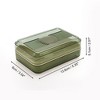 Unique Bargains Double Layer Soap Holder with Cover 5.35"x3.54"x2.01" 1 Pc - 4 of 4