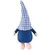 The Lakeside Collection Blue and White Plaid Easter Collection - Larry the Gnome - 2 of 4