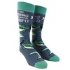 I Like Fishing And Maybe 3 People Socks Funny Hunting Fathers Day Dad Footwear - Crazy Dog Socks - 2 of 4