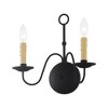 Livex Lighting Heritage 2 - Light Wall Light in  Black - 3 of 4