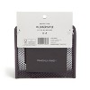 U Brands Locker Mesh Cup with Mirror Dusty Black - 4 of 4