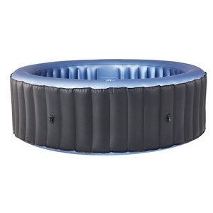 MSpa Bergen Round Bubble Spa with Thermal Cover 245 Gal 138 Electric 110 Volt AC Inflatable Hot Tub - 1 of 4