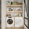 Set of 2 Wood Decorative Wall Shelf - 2 of 4