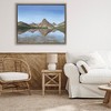 Stupell Industries Alpine Reflection Peaks Floating Frame Canvas Art - 3 of 4