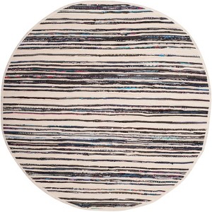 Rag Rug RAR126 Hand Woven Indoor Rugs - Safavieh - 1 of 3