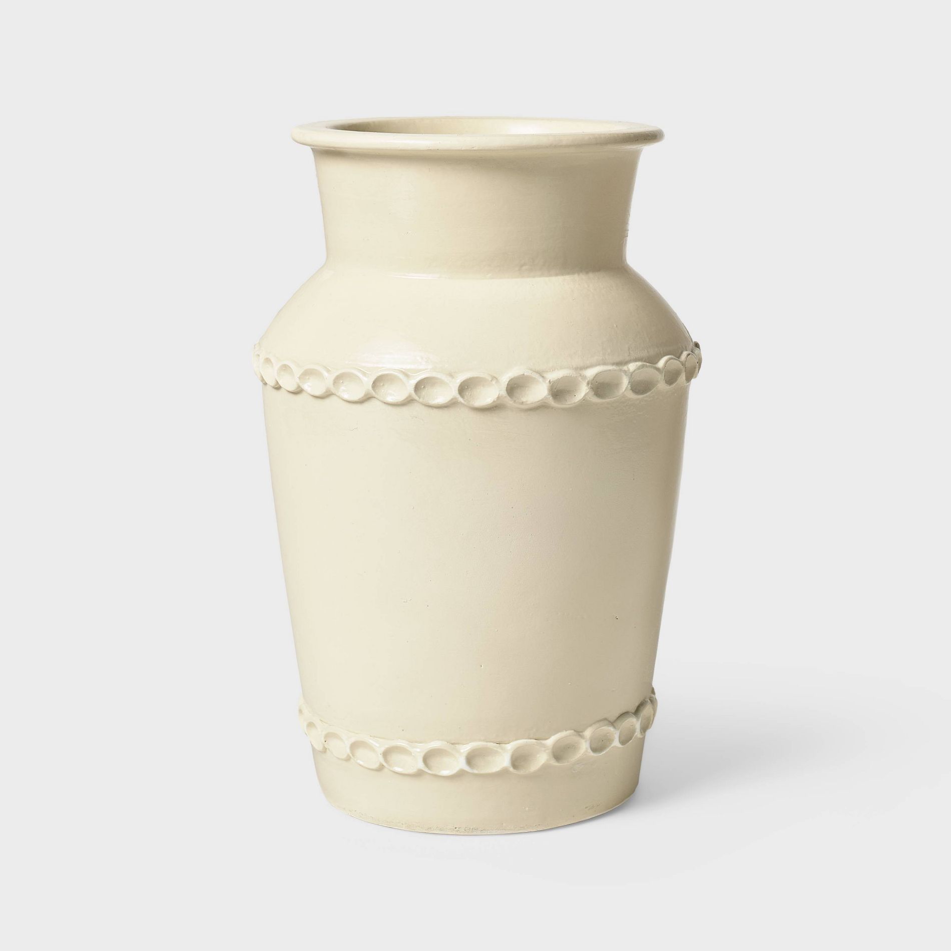 Thumb Print Ceramic Vase Tall - Threshold™ a collection with @ThisOakHouse