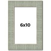 PosterPalooza | Photo Size Sculpted Blue Picture Frame - UV Acrylic, Foam Board Backing, Hanging Hardware - 2 of 4