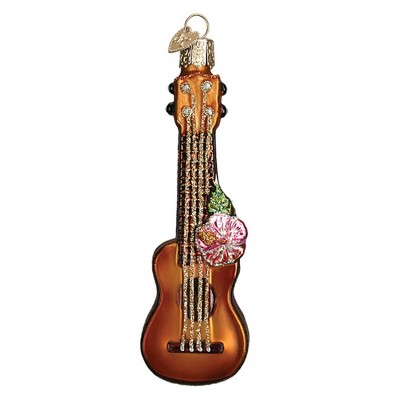 Old World Christmas 4.5 Inch Ukulele Ornament Hawaiian Music Tree Ornaments