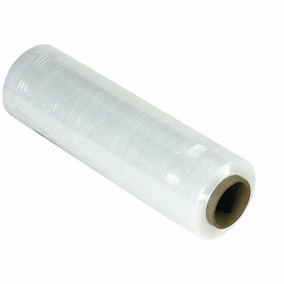 The Packaging Wholesalers 12" x 1500' 80-Gauge Cast Stretch Film 4/Carton (FSTSF128CAST)