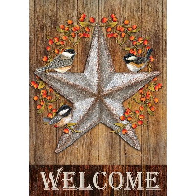 Briarwood Lane Fall Garden Flag 18x12.5 For Outdoor Harvest Barnstar Welcome Garden Flag Flag For Fall Garden Flag Flags For Outside