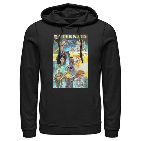 Men's Marvel Eternals Comic Book Cover Pull Over Hoodie : Target