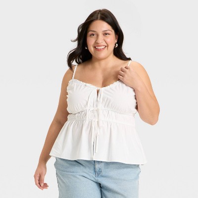 Women's Ruched Tank Top - Ava & Viv™