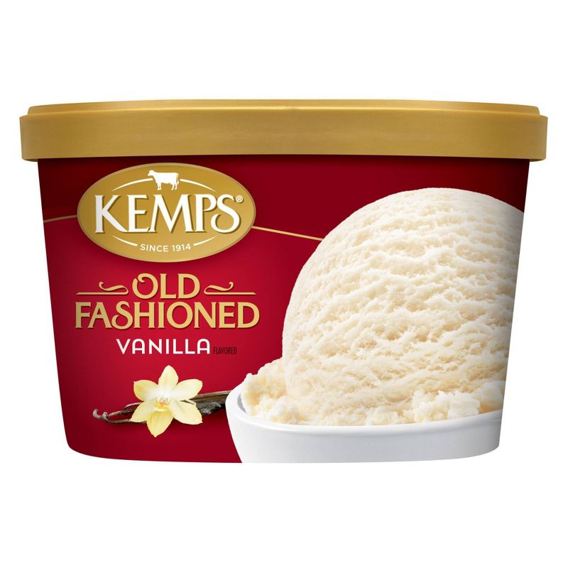 Kemps Old Fashioned Vanilla Ice Cream - 48oz, 1 of 7