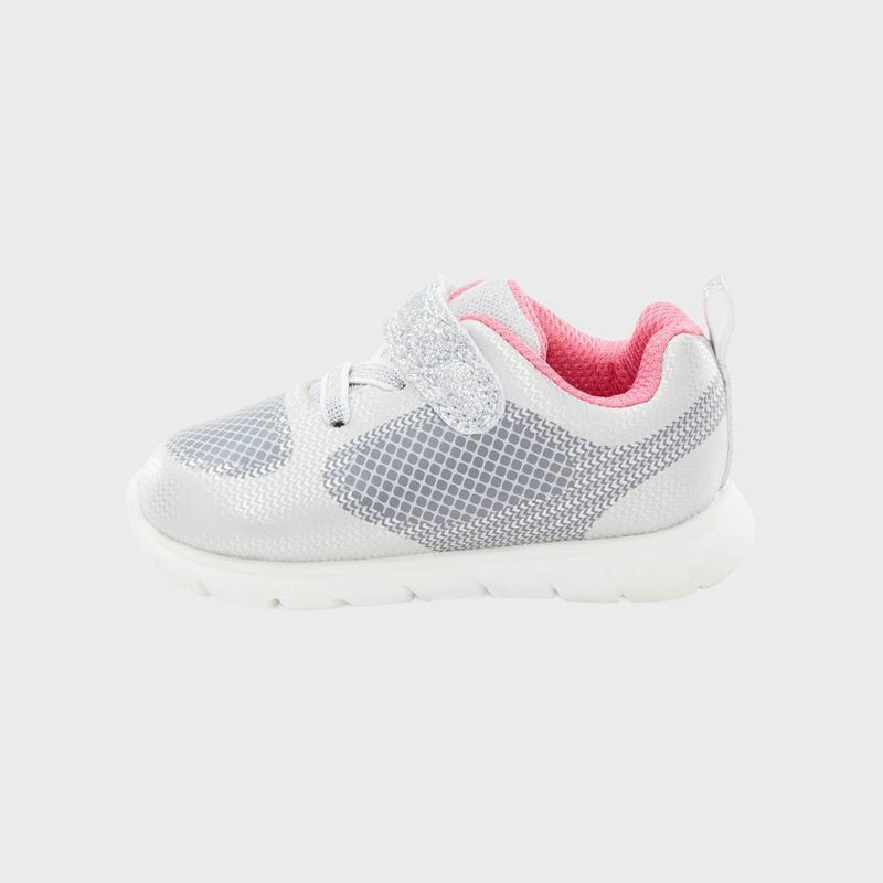 Carter's Just One You®️ Baby Girls' Trainee Sneakers - Silver, 3 of 8