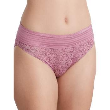 Bali Women's Smooth Passion For Comfort Lace Hi Cut Brief