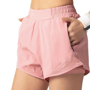 Anna-Kaci Active Women's Workout Shorts Athletic Sports Running Shorts Active Yoga Gym Sport Shorts - 1 of 4