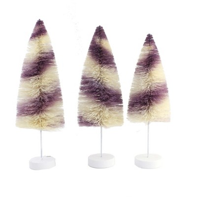 Bethany Lowe Stripes Delight Bottle Brush Trees - Thumbnail 4