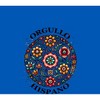 Orgullo Hispano Mosaic Flower Art Adult Crew Neck Short Sleeve Tee - 2 of 2